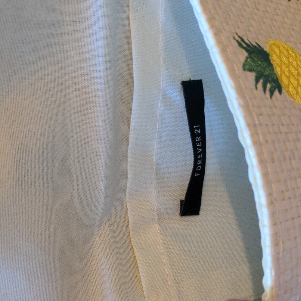 Forever 21 Pineapple Straw Clutch - Picture 3 of 5